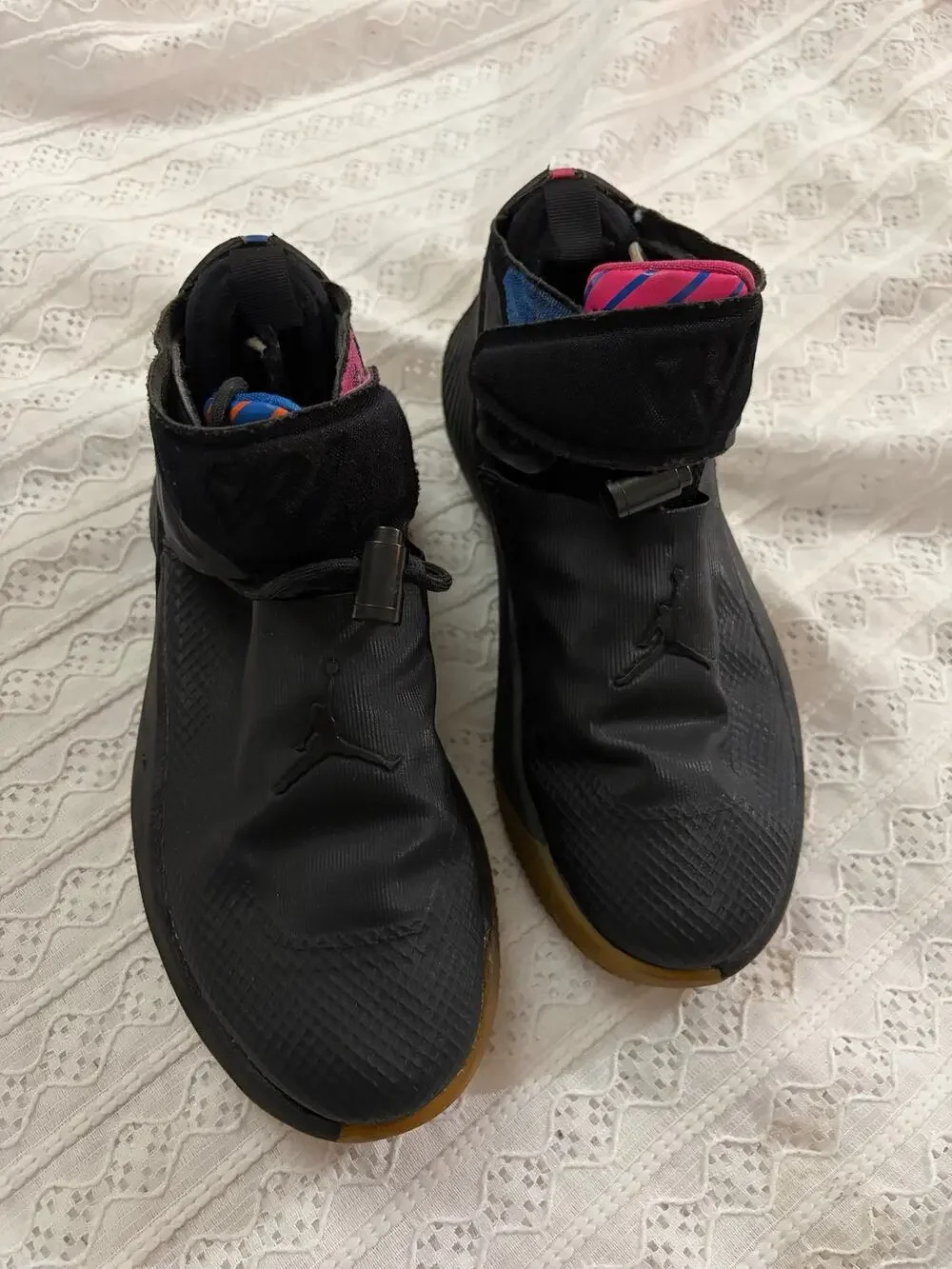 Jordan Why Not Zer0.1 Ph.D. GS Black Pink Blue Size 4Y AO1042-024